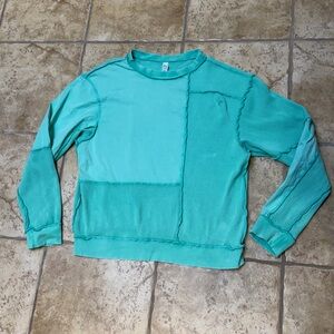 Zyia Active Thermal Sweatshirt Mint Green Medium